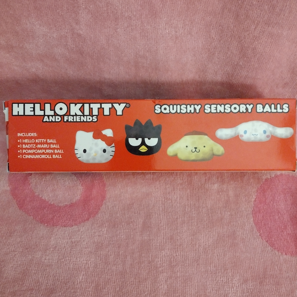 Hello Kitty Squishy Sensory Balls - Set Of 4 - Picture 6 of 10